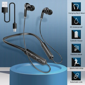 Brezžične Bluetooth Slušalke Z Magnetnim Šport Teče Slušalke Nepremočljiva Šport Čepkov Za Zmanjšanje Hrupa Slušalke Za Samsung Galaxy