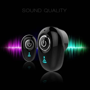 Mini Bluetooth Brezžične Slušalke Za V Uho Slušalke S650 Stereo Bas Šport Bluetooth Čepkov Za Prostoročno Uporabo Z Mic Za Mobilni Telefon