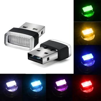 Nov avto USB Lučka LED Modeliranje Svetlobe usb Okoljske Svetlobe ZA Hyundai Solaris ix35 i20 i30 i40 Elantra Tucson E