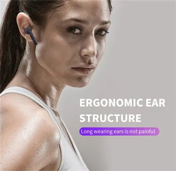 TWS Stereo Primerni Za Bluetooth Slušalke V5.0 Čepkov Dolgo Pripravljenosti Poslovnih Športne Slušalke Slušalke Z Mikrofonom