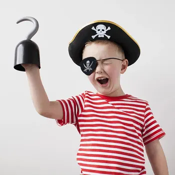 Halloween Pirat Kavljem Strani Dekor Kostum Stranka, Cosplay, Oblečen Orodje Maškarada Dodatki Za Zabavo Dekoracijo Otrok Igrača Darilo