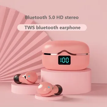 Tws brezžična headphonesWaterproof Šport zmanjšanje Hrupa Slušalke z Mikrofonom Nadzor Dotik Brezžični Telefon, Slušalke